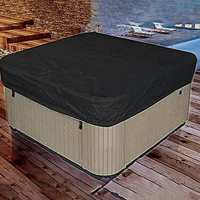 WRXMIJNHGSA Home Textile Storage Under $30 Square Hot Tub Cover Patio Outdoor Heavy Duty Protector Spa Hard Covers For Hot Tub