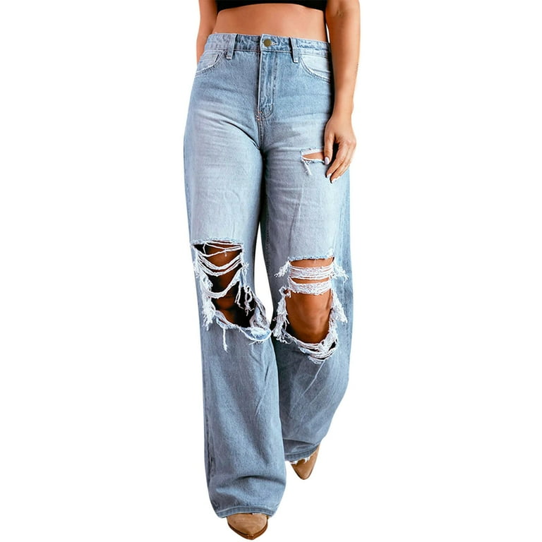 Ripped jeans cheap discount