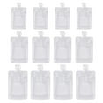 thumbnail image 2 of 12 Pcs Stand Up Empty Packaging Bags Portable Travel Liquid Clear Plastic Empty Packaging Bag, 2 of 8
