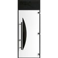 thumbnail image 3 of Front Exterior Prehung Steel Door / Ronex 1077 Teak / Top Exterior Window Sidelite / Entry Metal Modern Painted W36x96+16 Left-hand, 3 of 6