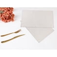 thumbnail image 5 of REGALWOVEN Placemats Set of 6 Polyester Placemats for Kitchen Dining Table Decor Heat Resistant Table Placemats Table Mat Beige 18*12in, 5 of 6