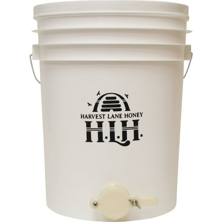 Harvest Lane Honey 5 Gallon Plastic Honey Bucket with Gate, Multi-color