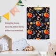 thumbnail image 5 of FMSHPON Halloween Rose Pumpkin Mushroom Magic Clipboard Hardboard Wood Nursing Clip Board and Pull for Standard A4 Letter 13x9 inches, 5 of 5