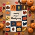 thumbnail image 7 of ShengapQ Autumns Thanksgiving Flannel Throw Blanket, Cute Fall Patterns, Warm Lightweight Cover for Sofa Bed Camping, Decorative Plush Blanket for Fall Decor, 39×28in, 7 of 7