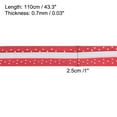 thumbnail image 3 of Unique Bargains 43.3' Non-Slip Perforated Tennis Racket Overgrip Tape with Ridges Red 6 Pack, 3 of 7