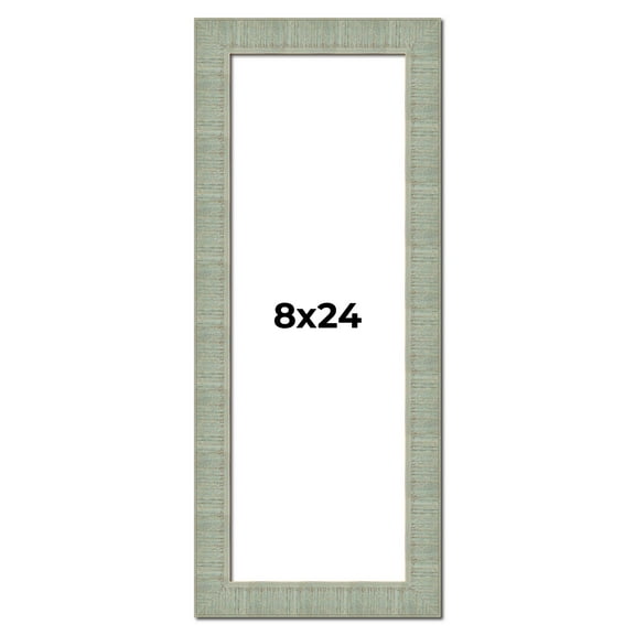 8x24 Frame Green Desert Pear Solid Wood Picture Frame | 1.625 Inch Moulding Width | Interior Frame