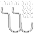 thumbnail image 1 of HAMPPLIES 30pcs Pegboard Hooks Antislip Coating Black for Homeowners Garage Use, 1 of 8