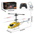 thumbnail image 4 of Electronic Item Clearance Deal! Kyusrd .5 Remote Control Helicopter USB Charging Crash Remote Control Aircraft Model Toys, 4 of 9