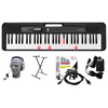 Casio LK-S250 EPA 61-Key Premium Lighted Keyboard Pack with Headphones, Stand, Power Supply, 6-Foot USB Cable and eMedia Instructional Software