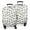 Cartoon Tractors Stars, variant on Cartoon Traffic Vehicles Boats Light Blue Pattern Luggage Cover Fashion Suitcase Cover Baggage Covers Fit 25-28 Inch Luggage (Go Travel)