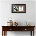 thumbnail image 2 of ArtToFrames Collage Photo Picture Frame with 2 - 5x5 Openings, Framed in Black with Sandpiper and Black Mats (CDM-3926-40), 2 of 8