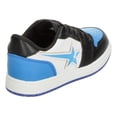 thumbnail image 3 of Tenis Niño Vavito Diseño Estrella Azul Negro Casual Ligero Streetwear Cintas Agujetas Ajustables negro 20.5 MX, 3 of 10