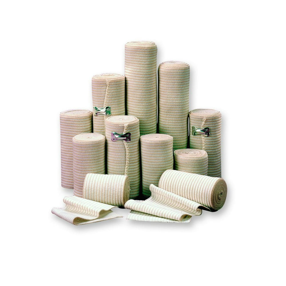 NonSterile Elastic Bandage with Clips 4" x 5 yds. [Sold by the Each