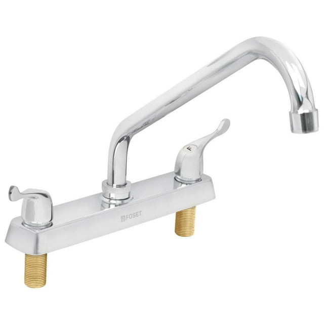 Mezcladora Fregadero 8'' Cuello Standard Zamac de Palanca FOSET F-318P