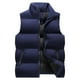 thumbnail image 1 of Chaleco informal de cuello alto para hombre, chaqueta acolchada cálida de invierno para exteriores, 1 of 7