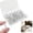A_F, variant on 300 Pcs Push Pins, Clear Thumb Tacks Bulk Set for Bulletin Board, Cork Board and Wall Maps Pictures Displays, Plastic Head Pushpins for Office Home Classroom Supplies, Small