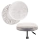 thumbnail image 3 of 2 fundas para taburete Naiovety material terciopelo Blanco L, 3 of 6