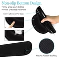 thumbnail image 4 of Black Mouse Pad Large Desk Mat Set, Funny Mouse Pad with Wrist Rest Keyboard Wrist Support XXL Mousepad Cup Coaster Set, Cute Office Desk Accessories Decor Supplies But Did You Document It, 4 of 13