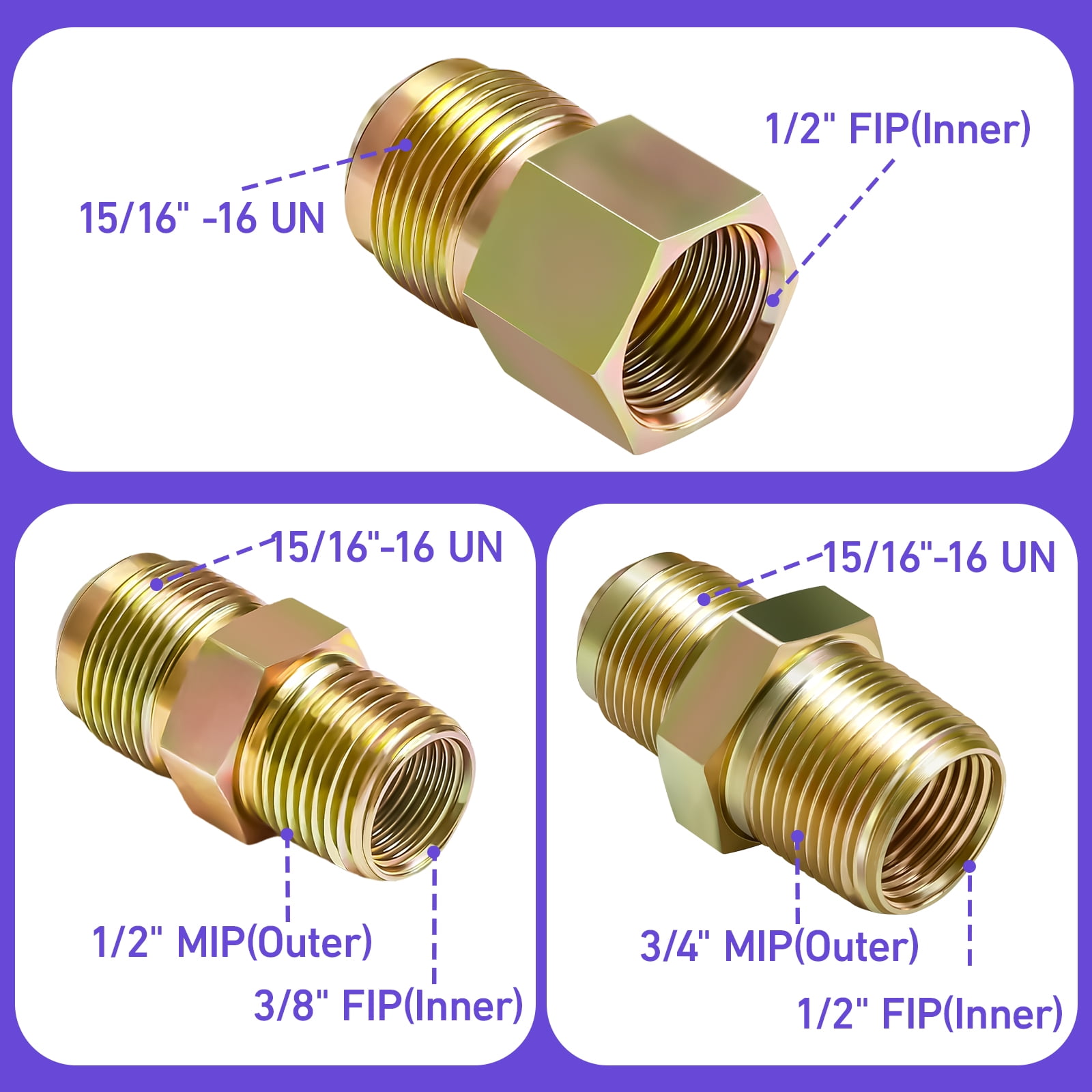 Roastove, 5/8 in x 48 in Gas Line Connector