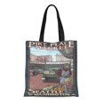 thumbnail image 1 of JSDART Sac Fourre-Tout en Toile Lanterne Marché Seattle Voyage Presse Vintage Rétro Sac à Main Réutilisable Épaule Courses, 1 of 1