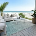 thumbnail image 6 of Addison Rugs Chantille Indoor/Outdoor Transitional Geometric Teal Washable Rectangle Rug, 5' x 7'6", 6 of 6