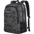 thumbnail image 1 of Mochila MATEIN para portátil de 17,3" con puerto de carga USB, color negro, 1 of 9