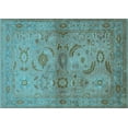 thumbnail image 1 of Ahgly Company Indoor Rectangle Oriental Light Blue Industrial Area Rugs, 6' x 9', 1 of 4