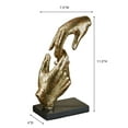 thumbnail image 4 of Loving Hands Table Sculpture Gold 11.5 Inches High, 4 of 6