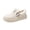Beige, variant on Willtoo Women's Fashionable Cotton Shoes, Adjustable Metal Buckle Slip On Winter Loafers, Warm and Thick-Soled Snow Boots, Non-Slip Walking Casual Shoes