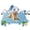 Blue, variant on Dog Mat,Self-Cooling Pet Mat, Washable Portable Coolings Pad for Dogs Cats,Indoor Outdoor Kennel Floor Use