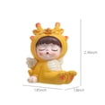 thumbnail image 3 of TIMIFIS Vehicle Decorations Car Mounted Year Car Center Console Decoration Cute Shaking Head Tabletop Decoration Beautiful Meaning for The Year of The Other Exterior Accessories, 3 of 7