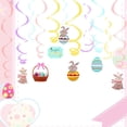 thumbnail image 2 of Fiesta De Pascua Remolino Huevo Espiral Colgante Ligero Duradero Pascua Colgante Remolino Decoraciones De Techo Moyic HA043572-02, 2 of 5