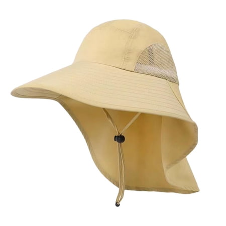 Summer Sun Protection Tea-Picking Hat Sun Hat Wide-Brimmed Hat Men s Outdoor Fishing Hat Travel Hat