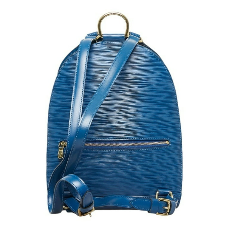 Louis Vuitton Epi Mabillon Backpack M52235 Toledo Blue Leather