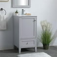 thumbnail image 2 of 18 inch Single Bathroom Vanity in Grey, 2 of 15