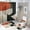 color, variant on Luxury Geometric 4PCS Shower Curtain Sets with Rugs with Non-Slip Bath Mat Toilet Rug，72" X 72"