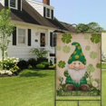 thumbnail image 4 of St. Patrick's Day Garden Flag Irish Garden Flag Gnome Shamrock Clovers House Flag 28''×40'' Linen Vertical Double Sided Garden Flag for Home,Spring Holiday Decor, 4 of 6