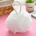 thumbnail image 4 of Bath Sponges Shower Loofahs 60g Mesh Balls Sponge 3 Pack White for Body Wash Bathroom Men Women - Scrubber Cleaning Loofah Bathing Accessories, 4 of 5