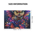 thumbnail image 2 of JRXY Owl Flowers Fantasy Wooden Puzzle Challenging Difficult Wood Puzzles for Adults 300 PCS, 2 of 6