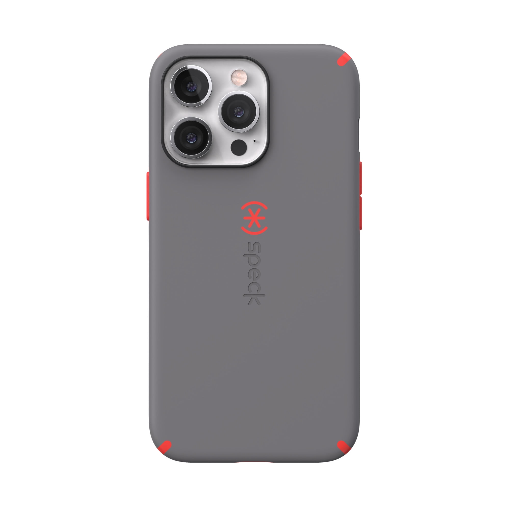 (2 pack) Speck iPhone 13 Pro Candyshell Pro phone case in Moody Gray and Turbo Red