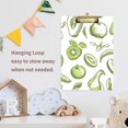 thumbnail image 4 of FORMRS Acrylic Clipboard with Low Profile Clip Standard A4 Letter Size, 12.5" x 9", Kiwi Leaves Fruit Pattern, 4 of 8