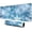 Multi-3, variant on Snowflake Large Mouse Pad 31.5x11.8 Inches Fantasy Cartoon Winter Christmas Snowflake Ice Block Pattern Printed Game Mouse Pad for Work Game Office Home BDXTMN157