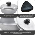 thumbnail image 2 of IMUSA USA Black SP-99500 Small Spare Triangle Knob Set, 2 of 6
