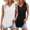Black&White, variant on AviBest 2 Pack Womens Tank Tops 2025 Loose Fit Casual V Neck Shirts Flowy Sleeveless Summer Vests