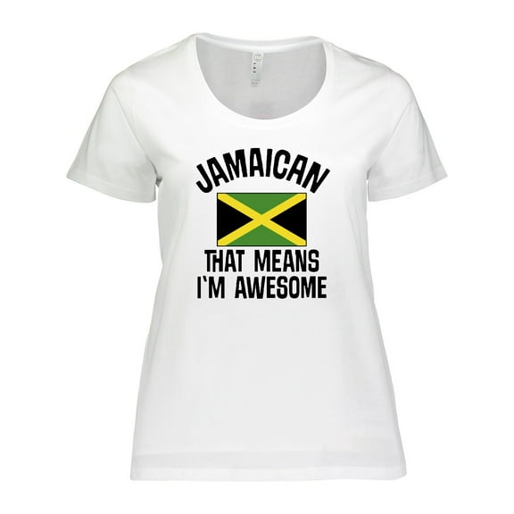 Inktastic Jamaica Awesome Jamaican Women's Plus Size T-Shirt