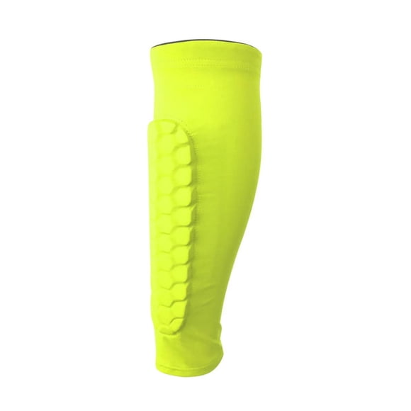 Soccer Shin Guards Shin Pads for Adult, Calf Compression Sleeve with Honeycomb Pads, Calf & Shin Support for Baseball Boxing Kickboxing MTB, Lightweight(1 Pc)