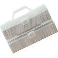 thumbnail image 4 of Trading Card Storage Box - Large Capacity Transparent Plastic Organizer with Handheld Flip Lid for Home Office Use, 4 of 5