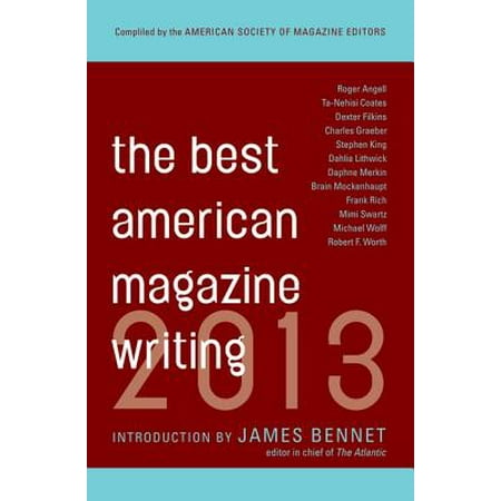 The Best American Magazine Writing 2013 (Best Cover Design For School Magazine)