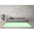 thumbnail image 3 of Ahgly Company Indoor Rectangle Solid Emerald Green Modern Area Rugs, 6' x 9', 3 of 4