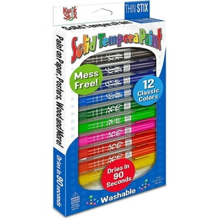 Crayola Project Quick Dry Paint Sticks, Assorted Colors, Child, 6 Count